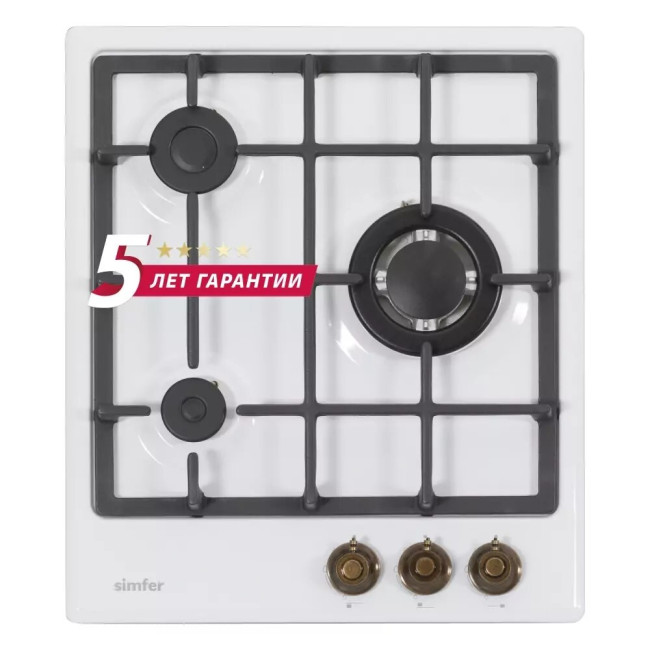 Встраиваемая газовая варочная поверхность Simfer H45V35W527