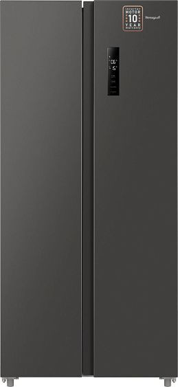 Холодильник WEISSGAUFF WSBS 500 Inverter NoFrost Dark Grey