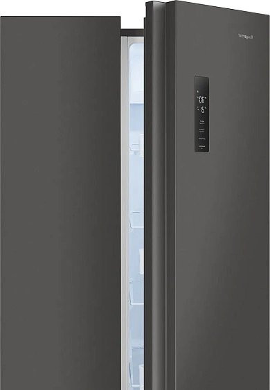 Холодильник WEISSGAUFF WSBS 500 Inverter NoFrost Dark Grey