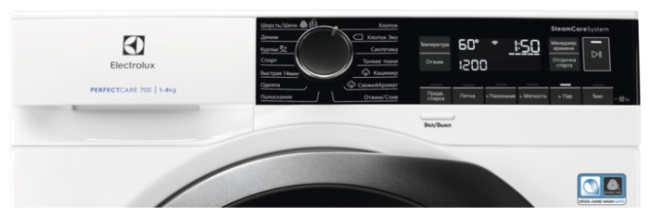 Стиральная машина Electrolux PerfectCare 700 EW7F2R48S Стиральная машина Electrolux PerfectCare 700 EW7F2R48S