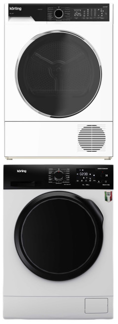 Комплект стиральная и сушильная машина Korting KWM 59ID14107 + KD 60HP109