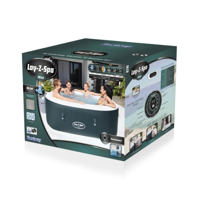 СПА бассейн Bestway Lay-Z-Spa Ibiza Airjet 54291 СПА бассейн Bestway Lay-Z-Spa Ibiza Airjet 54291