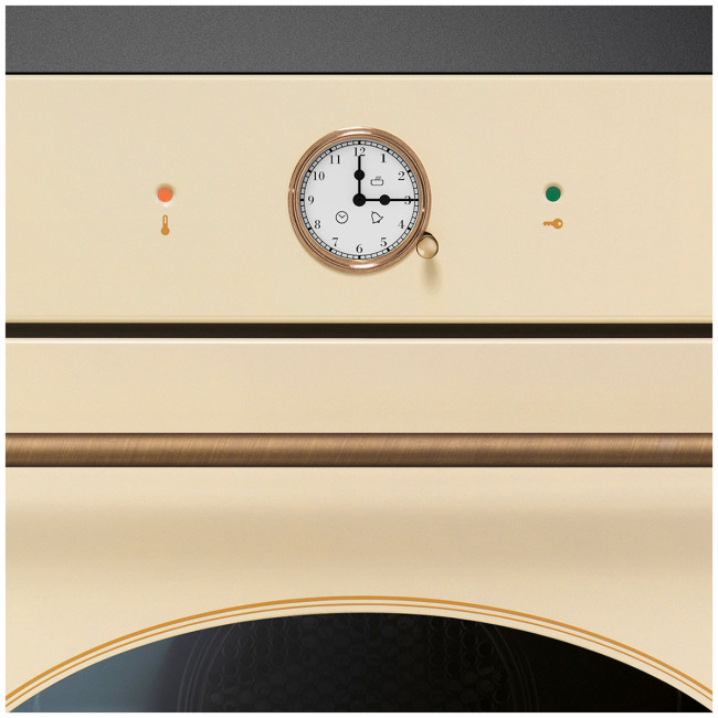Электрический духовой шкаф Smeg SFP68C1TPO (цвет кремовый, фурнитура латунная) Электрический духовой шкаф Smeg SFP68C1TPO (цвет кремовый, фурнитура латунная)