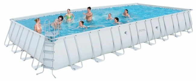 Бассейн Bestway Power Steel Rectangular Frame 56479 Бассейн Bestway Power Steel Rectangular Frame 56479