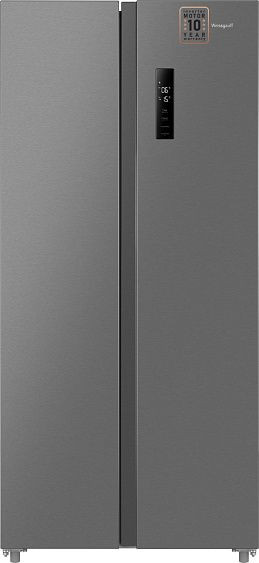 Холодильник WEISSGAUFF WSBS 500 Inverter NoFrost Inox Холодильник WEISSGAUFF WSBS 500 Inverter NoFrost Inox