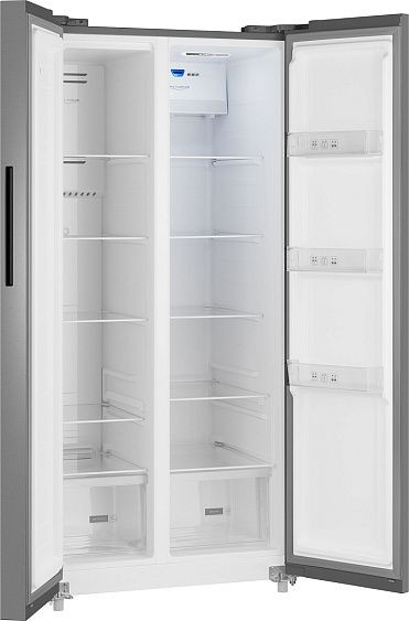 Холодильник WEISSGAUFF WSBS 500 Inverter NoFrost Inox Холодильник WEISSGAUFF WSBS 500 Inverter NoFrost Inox