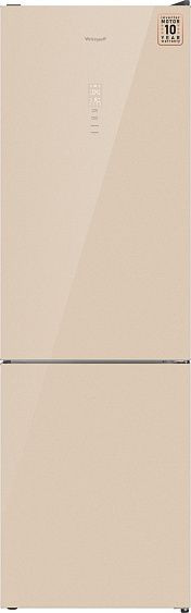 Холодильник WEISSGAUFF WRK 2000 Total NoFrost Inverter Beige Glass