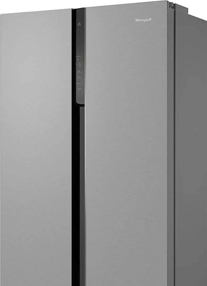 Холодильник WEISSGAUFF WSBS 500 Inverter NoFrost Inox Glass