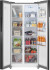 Холодильник WEISSGAUFF WSBS 500 Inverter NoFrost Inox Glass