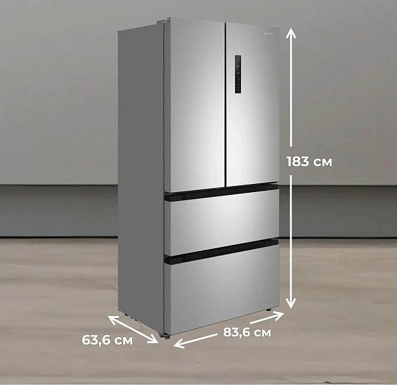 Холодильник MEFERI MFR83IX TOTAL NO FROST FRENCH DOOR COMFORT Холодильник MEFERI MFR83IX TOTAL NO FROST FRENCH DOOR COMFORT