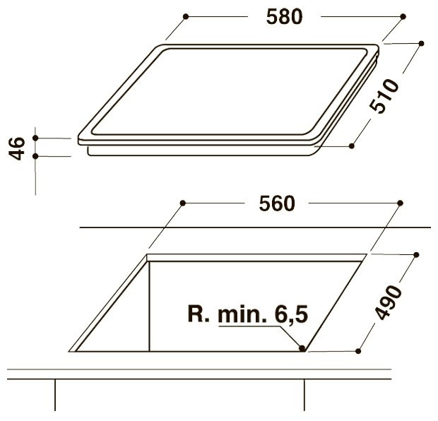 Варочная панель Ariston HAR 643 TA