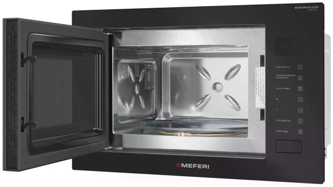 Встраиваемая микроволновая печь СВЧ Meferi MMO6028BK COMFORT PLUS
