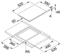 Индукционная варочная панель FRANKE FHMT 302 1FLEXI INT