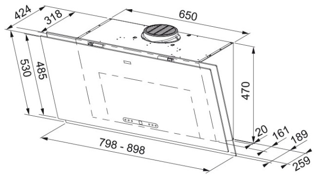 Вытяжка Franke FMA 2.0 PRO 907 BK, черный Вытяжка Franke FMA 2.0 PRO 907 BK, черный