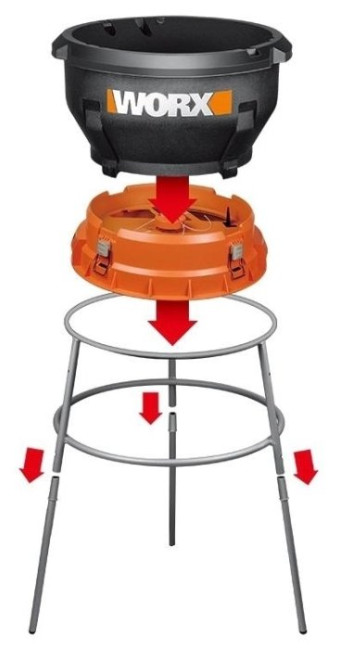 Измельчитель электрический Worx WG430E 1.2 кВт