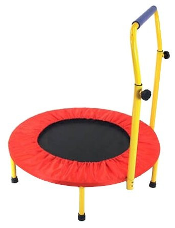 Каркасный батут LittleSport Детский с телескопической ручкой 81 см 81х81х20.5 см