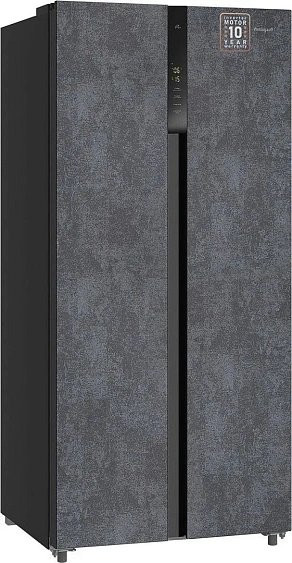 Холодильник WEISSGAUFF WSBS 500 Inverter NoFrost Rock Glass Холодильник WEISSGAUFF WSBS 500 Inverter NoFrost Rock Glass