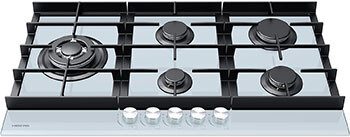 Встраиваемая газовая варочная панель Hiberg VM 9055 W