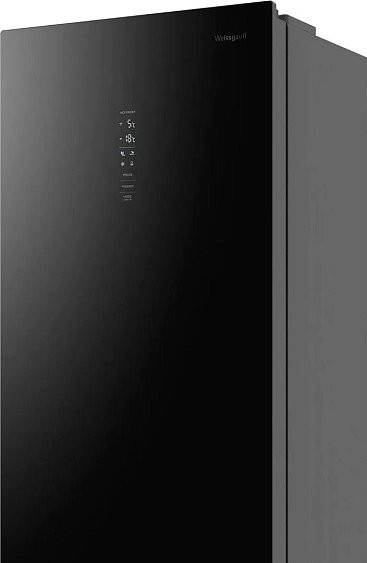 Холодильник WEISSGAUFF WRK 2000 Total NoFrost Inverter Black Glass