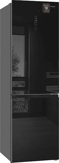 Холодильник WEISSGAUFF WRK 2000 Total NoFrost Inverter Black Glass