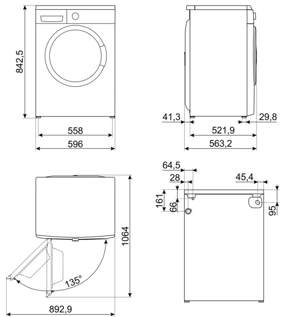 Стиральная машина Smeg WM3T84RU
