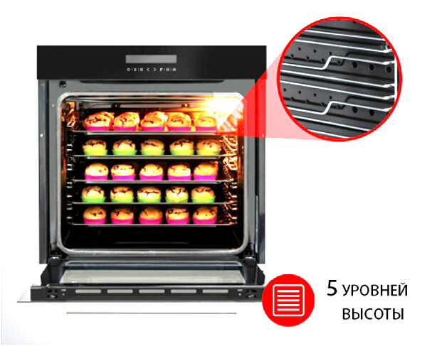Встраиваемый электрический духовой шкаф Exiteq EXO 402 white Встраиваемый электрический духовой шкаф Exiteq EXO 402 white