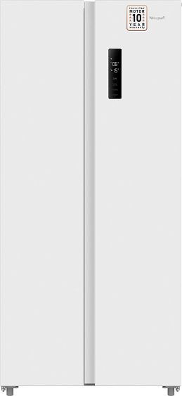 Холодильник WEISSGAUFF WSBS 500 Inverter NoFrost White