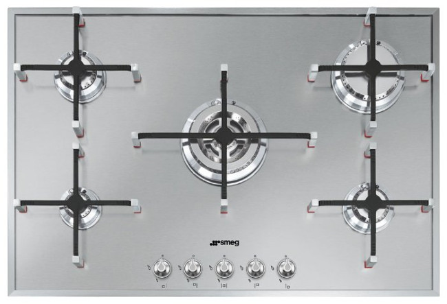 Газовая варочная панель smeg PX7502 Газовая варочная панель smeg PX7502