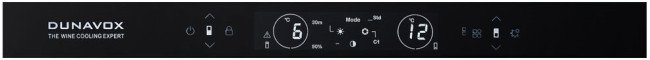 Винный шкаф DUNAVOX DVS-70.185DB