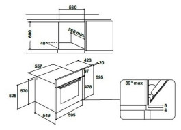 Духовой шкаф Indesit IFW 6220 BL