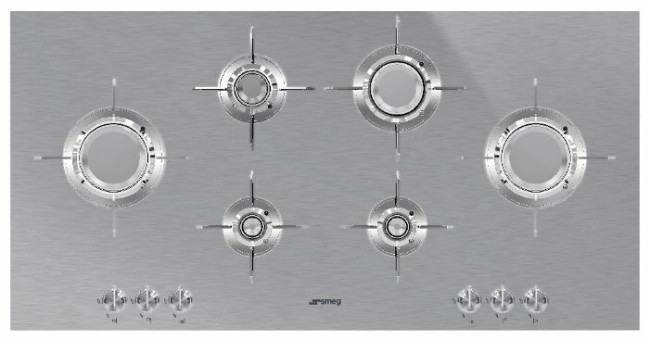 Газовая варочная панель smeg PXL6106 Газовая варочная панель smeg PXL6106