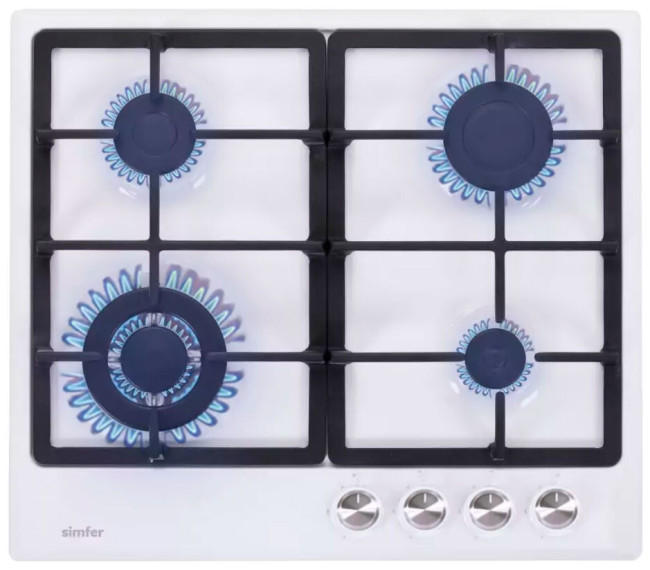 Встраиваемая газовая варочная панель Simfer H60V41W516
