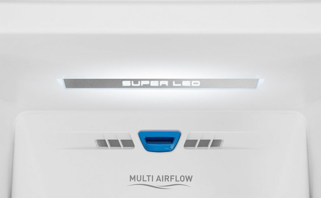 Холодильник WEISSGAUFF WSBS 500 Inverter NoFrost White Rock Glass