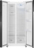 Холодильник WEISSGAUFF WSBS 500 Inverter NoFrost White Rock Glass