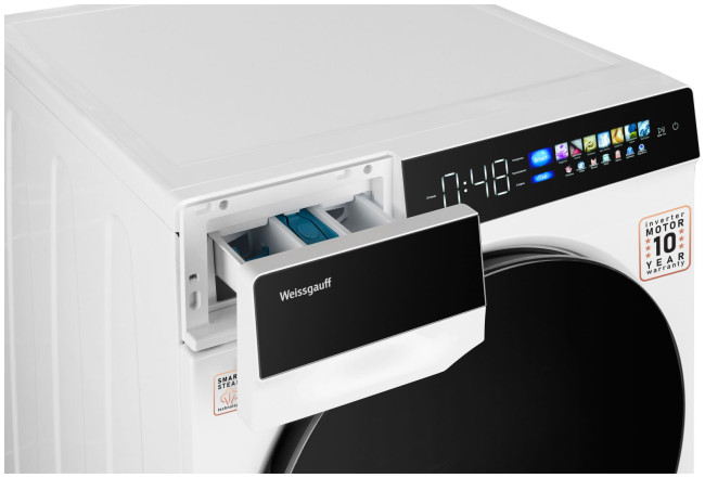 Стиральная машина Weissgauff WM 999 Full Touch DC Inverter Steam Стиральная машина Weissgauff WM 999 Full Touch DC Inverter Steam