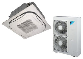 Кассетный кондиционер Daikin FCAG100B / RQ100BW с зимним комплектом (-30) Кассетный кондиционер Daikin FCAG100B / RQ100BW с зимним комплектом (-30)