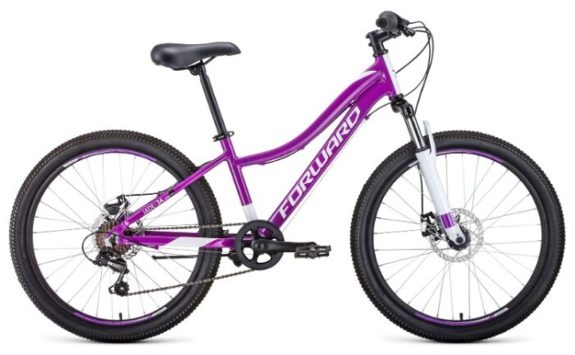 Подростковый горный (MTB) велосипед FORWARD Jade 24 2.0 disc (2020)