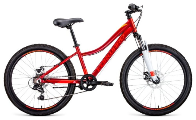 Подростковый горный (MTB) велосипед FORWARD Jade 24 2.0 disc (2020)