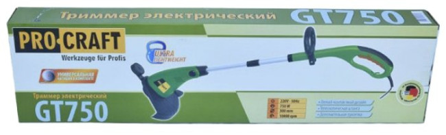 Триммер электрический ProCraft GT750 Триммер электрический ProCraft GT750