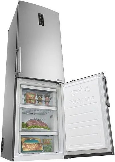 Холодильник LG GW-B449BMFZ серебристый