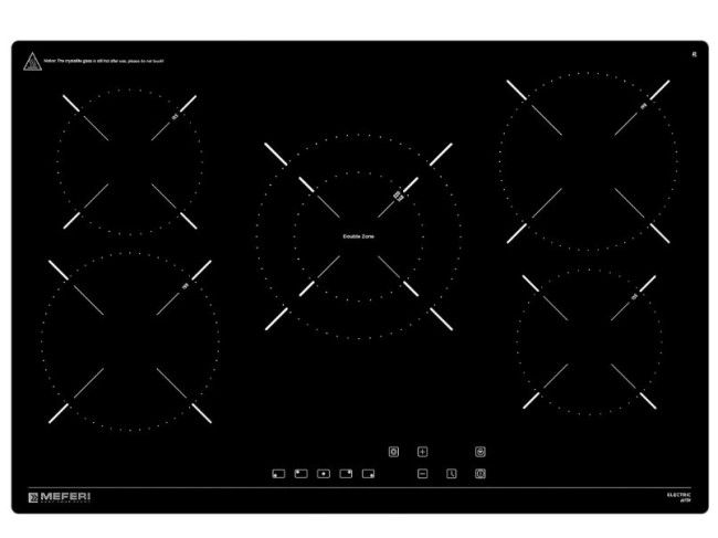 Встраиваемая электрическая варочная панель Meferi MEH755BK Ultra