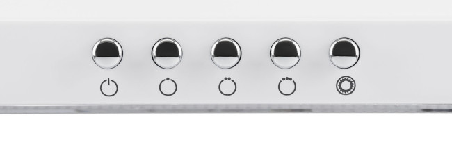 Каминная вытяжка Krona Bella 600 white push button