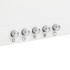 Каминная вытяжка Krona Bella 600 white push button
