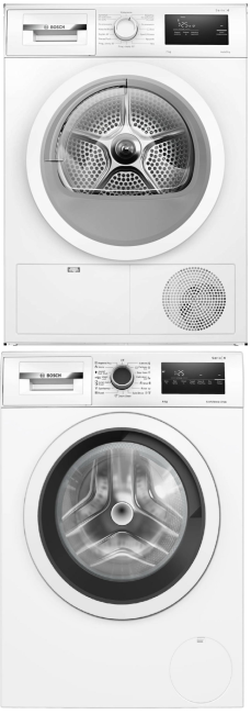 Комплект стиральная и сушильная машина Bosch WAN24200ME + WTH85077PL