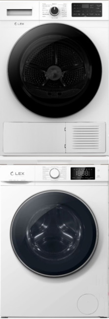 Комплект стиральная и сушильная машина Lex LWM12012WID + LDM10WD Комплект стиральная и сушильная машина Lex LWM12012WID + LDM10WD
