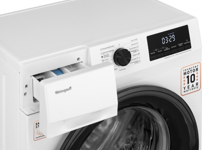 Стиральная машина Weissgauff WM 4657 Inverter Steam Стиральная машина Weissgauff WM 4657 Inverter Steam