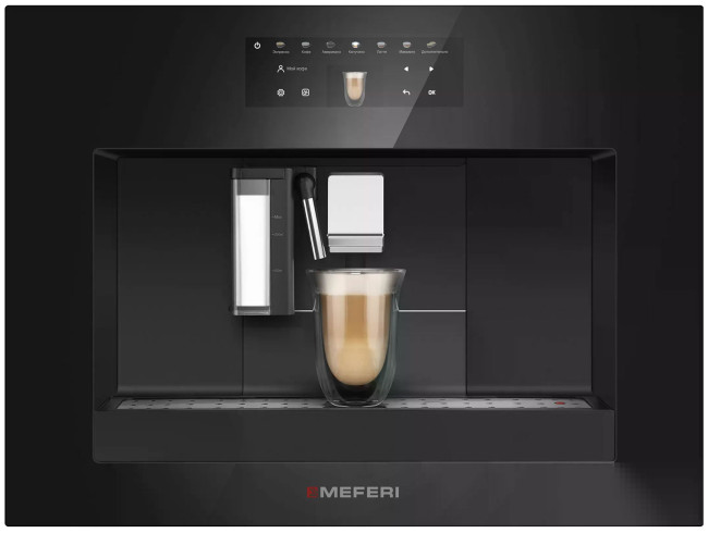 Встраиваемая автоматическая кофемашина Meferi MCM6010BK COMFORT PLUS