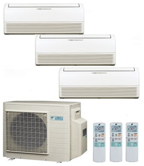 Напольно-потолочный кондиционер Daikin FHA35A9 x 3 / 3MXS52E