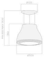 Каминная вытяжка Elica SHINING COPPER/F/50 Каминная вытяжка Elica SHINING COPPER/F/50