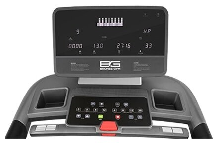 Электрическая беговая дорожка Bronze Gym T950 Pro Black Hawk